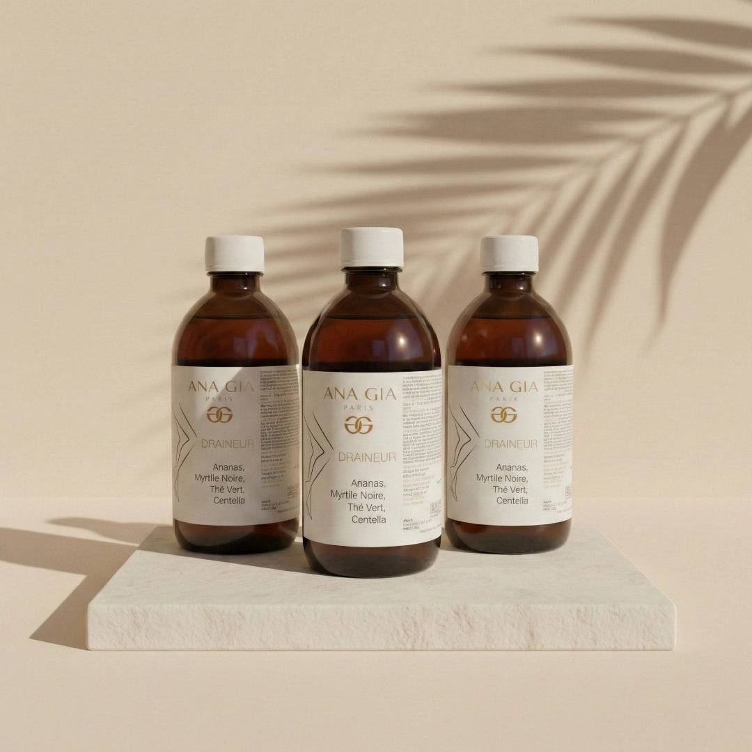 Draineur Silhouette & Fermeté – Ananas, Centella et Thé Vert (Pack x3)